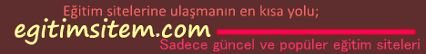 e�itim ��retmen siteleri